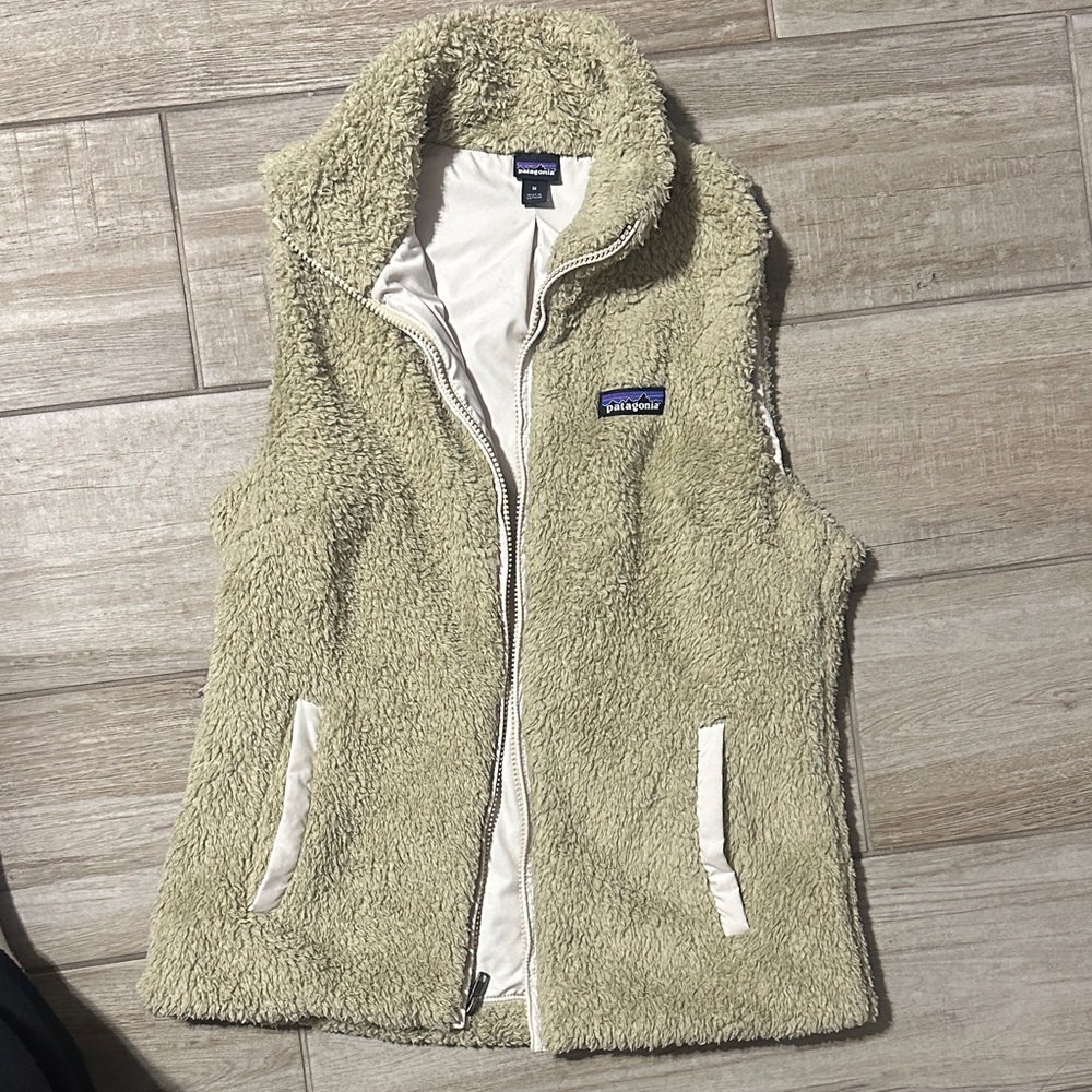 Patagonia Beige Fleece Vest